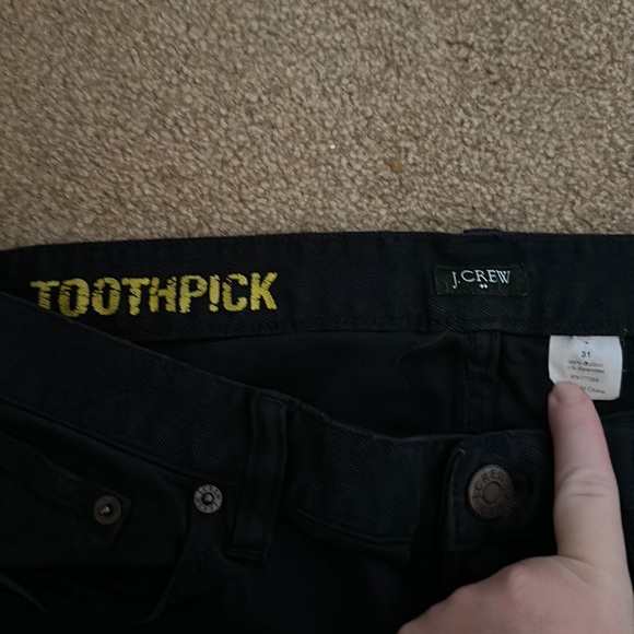 J. Crew toothpick jeans. - Picture 2 of 3